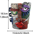 TOZLU Picasso Brutalist Beauty Face Flower Pot - Image 2