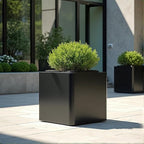 Large Metal Square Planter 20" L x 20" W x 20" H - Image 2
