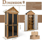 PetsCosset Outdoor Storage Cabinet Waterproof, Outdoor Storage Shed - Image 2