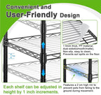 Abimars 5-Tier Greenhouse with Caster Wheel, Each Shelf Height Adjustable Metal - Image 3