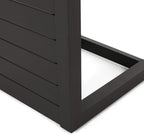 Christopher Knight Home Jesse Coral Outdoor Modern Aluminum C-Shaped End Table - Image 7