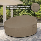 Easy-Going Heavy Duty 600D Outdoor Daybed Cover 75 Inch UV Resistant Patio - Image 5