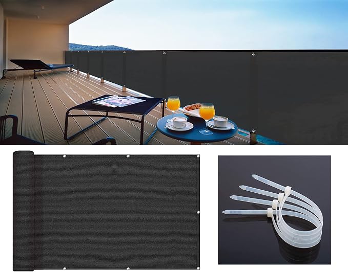 LOVE STORY Balcony Privacy Screen, UV Protection and Weather-Resistant - Image 5