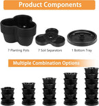 VECELO 7 Tier Vertical Garden Planter, Self Watering Stackable Planters - Image 7
