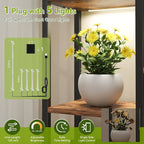 C2 Plant Stand Indoor with Grow Lights, Indoor Tiered Metal Plant Stand 70.87" - Image 2