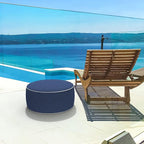 LVTXIII Outdoor/Indoor Inflatable Ottoman, All Weather Water-Repellent Round - Image 2