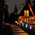 Angel Solar Lights for Cemetery, 2 Pack Solar Lights Outdoor Garden, Color - Image 8