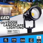 SUNVIE Outdoor Landscape LED Lighting 12W Waterproof Garden Lights COB Led - Image 2