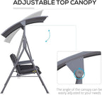 Outsunny 2 Person Porch Swing - Image 3