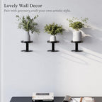 Metal Wall Planters Mid Century Modern Floating Shelves - Image 7