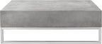 SAFAVIEH Outdoor Collection Eartha Modern Dark Grey Concrete Coffee Table - Image 11