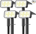 Solar Spot Lights Outdoor, 4 Modes Auto On/Off Solar Landscape Spotlights by Flaow