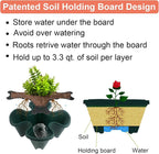 DUNCHATY Stackable Polypropylene Planters, Pine Green, Indoor/Outdoor - Image 5