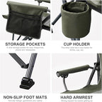 EVER ADVANCED Oversized Folding Camping Chair, - Image 6