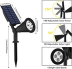T-SUN Solar Spotlights, Christmas Solar Lights Outdoor, Auto-ON/Off 180°Angle - Image 8