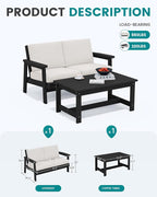 SERWALL Outdoor Loveseat - Image 2