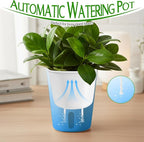 10 Sets 4" Self Watering Pots for Indoor Plants, Plastic Self Watering Planter - Image 4