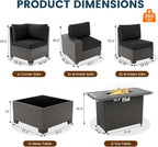 7 Piece Patio Furniture Set - Image 6