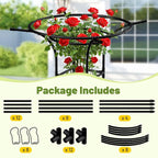 Garden Trellis for Climbing Plants Outdoor, 65 Inch Mushroom Top Trellis for - Image 7