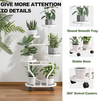 Plant Stand Indoor Outdoor 4 Tier Flower Holder - Image 4
