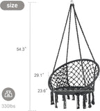 SUNCREAT Hammock Chair Hanging Macrame Swing - Image 7