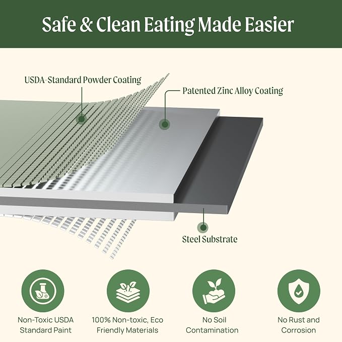 32" Extra Tall Raised Garden Bed Kits, 3.5 x 5 x 2.7ft Raised Planter Box - Image 4