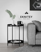EKNITEY 2 Tier End Table - Image 5