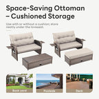 Belord Oversize Outdoor Daybed Set - Image 7