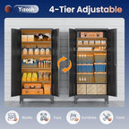 Yizosh Metal Garage Storage Cabinet - Image 6