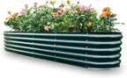 Gardmax Galvanized Raised Garden Bed, Lightweight Planter Boxes Outdoor by ChooseGardmaxforbetterlife