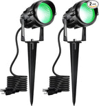 Halloween Christmas Outdoor Spotlights Green Landscape Lights Outdoor Spotlight by UPONELED