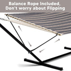 SUNCREAT Hammock with Stand 2 Person Heavy Duty, Freestanding Hammock with - Image 3