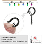 PlusRoc 20 Pack Ceiling Hooks for Hanging Plants Outdoor String Lights Heavy - Image 2