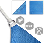Patio Paradise 5' x 5' x 5' Sun Shade Sail Triangle Canopy Shade Cloth Fabric - Image 3