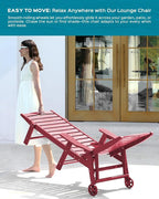 Outdoor Chaise Lounge Chair Set of 2, Patio Lounge Chairs - Image 6