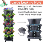 DUNCHATY Stackable Planter, Vertical Strawberry Planter - Image 6