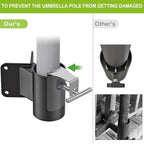Heavy Duty Deck Railing Umbrella Holder, Patio Umbrella Stand - Image 3