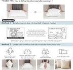 MIULEE 26x26 Pillow Insert Throw Pillow Insert, Outdoor Pillows Water-Resistant - Image 7