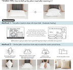 MIULEE 14x20 Pillow Insert Throw Pillow Insert, Outdoor Pillows Water-Resistant - Image 7
