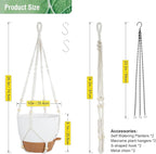 10 inch Self Watering Hanging Planters, 2 Pack Hanging Baskets - Image 2