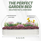 1MORE Galvanized Raised Garden Bed- Planter Garden Boxes Outdoor, Raised Beds - Image 8