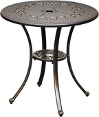 DWVO 25 Inches Round Patio Dining Table by DWVO