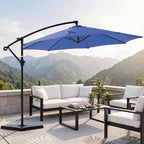 OLIXIS Offset Patio Umbrella, 9.7FT Cantilever Table Umbrellas - Image 7
