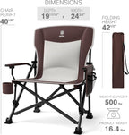 EVER ADVANCED Oversized Folding Camping Chair, - Image 8