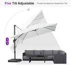 PURPLE LEAF 10'×10' Patio Umbrella - Image 8