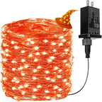 66Ft 200 LED Halloween Fairy Lights Plug in, 8 Modes String Lights by BHCLIGHT