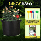 2-Pack 50 Gallon Plant Grow Bags, Thickened Nonwoven Fabric Pots - Image 3