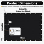 Artpuch 90% Sun Shade Cloth, 8 x 10 FT Pergola Shade Cover Canopy - Image 4