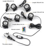 RGB Pond Lights with Timer, Super Bright LED Underwater Submersible Colorful - Image 5