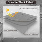 PureFit Outdoor Couch Cover Waterproof Patio Sofa Furniture Covers, 3-Seater - Image 3